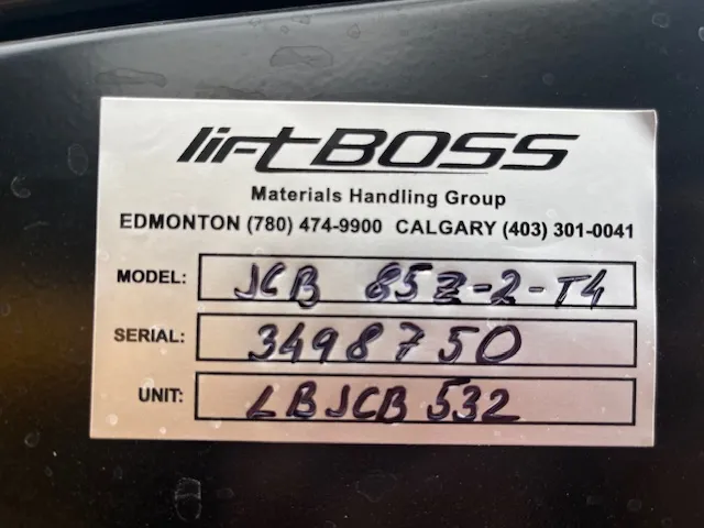 2025 JCB 85Z-2 for sale — Excavators in Lethbridge AB at Southern Iron Equipment